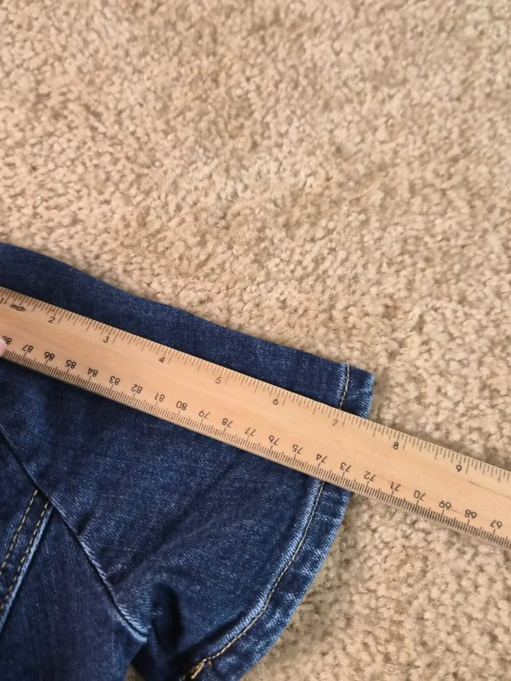 Zara Dark Blue Denim Mini Dress - Picture 11 of 13